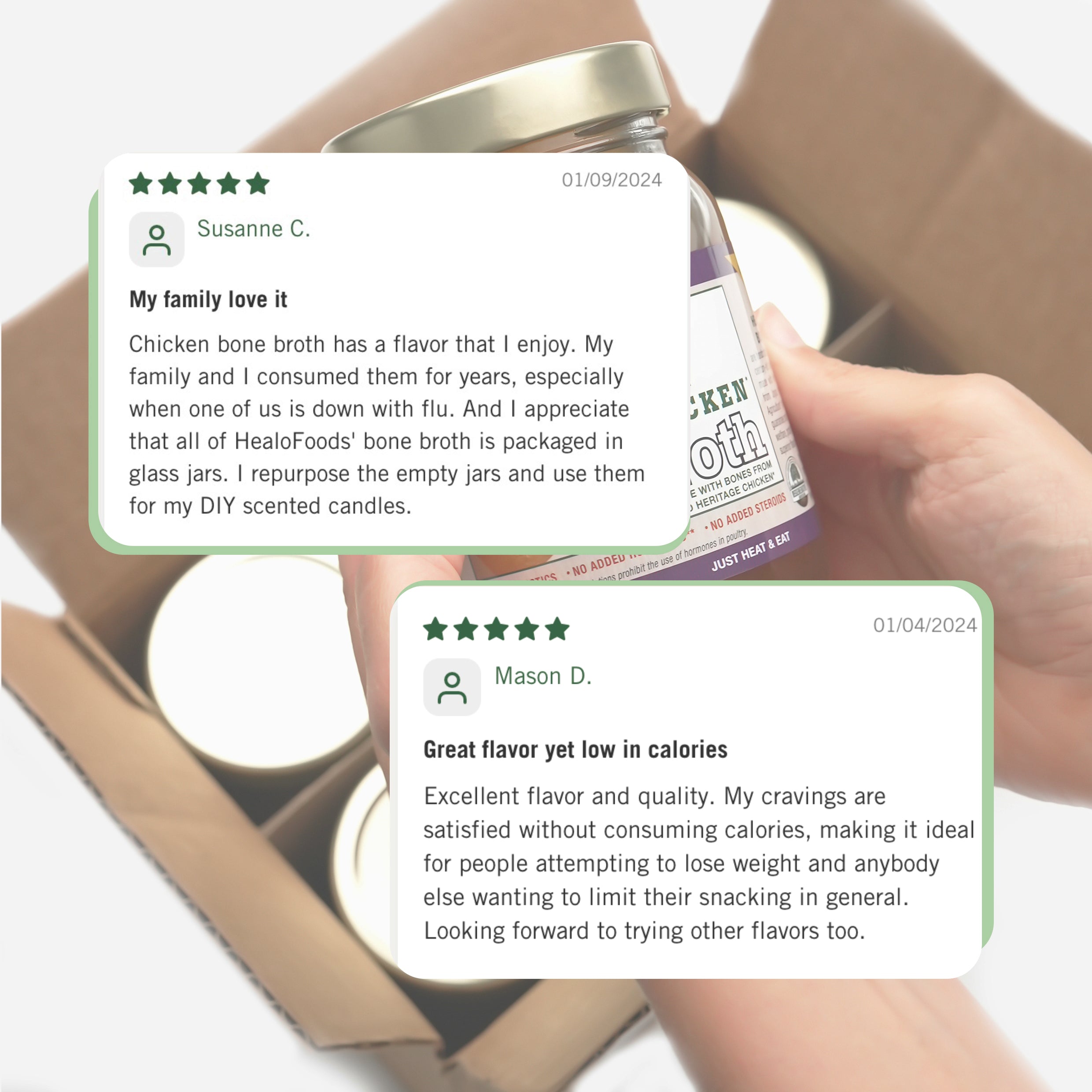 Heritage Chicken Bone Broth (Above Organic)