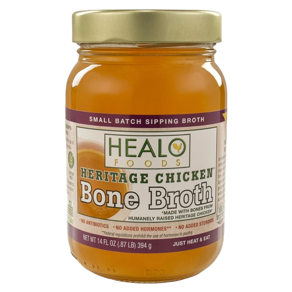 Healo Foods Heritage Chicken Bone Broth (Above Organic)