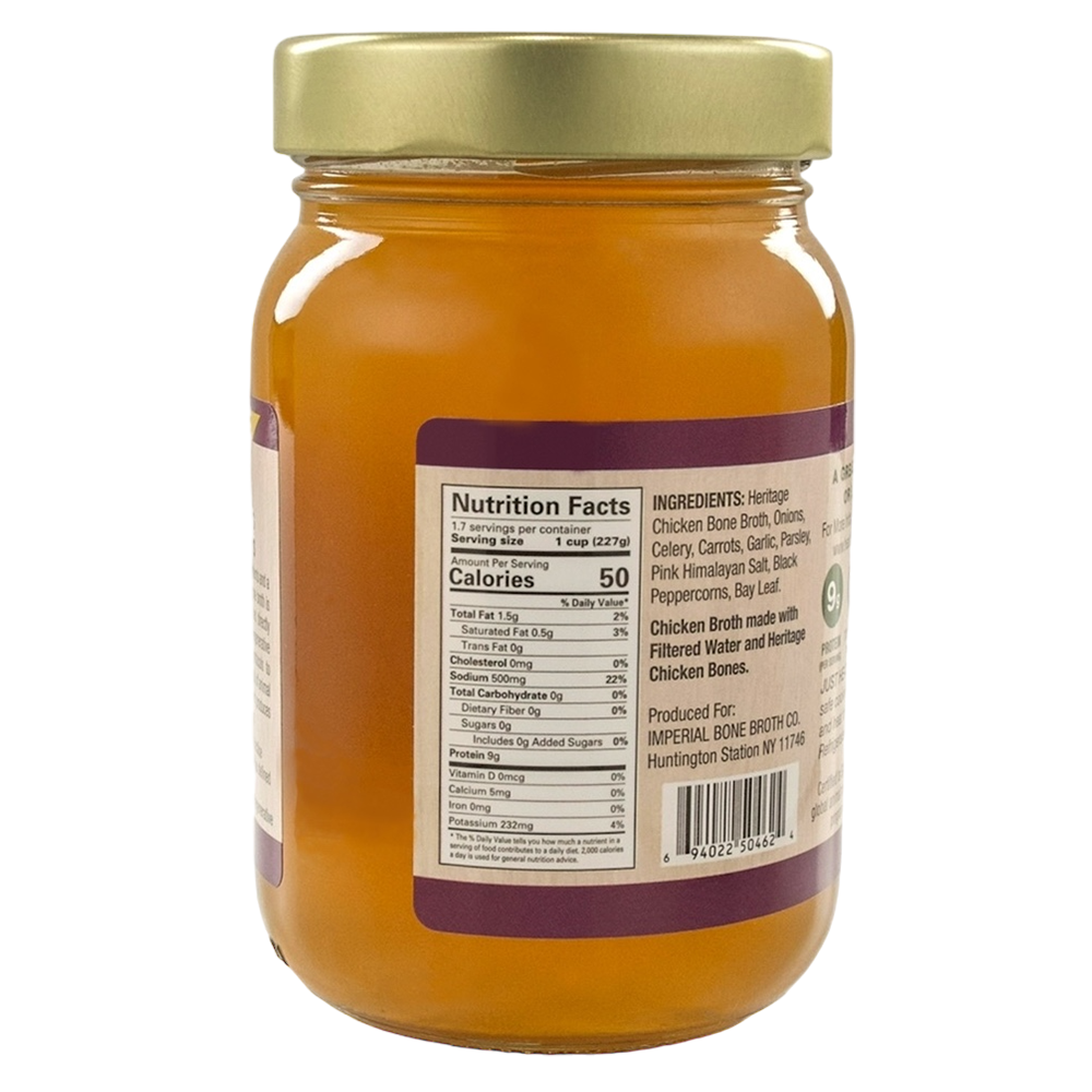 Healo Foods Heritage Chicken Bone Broth (Above Organic)