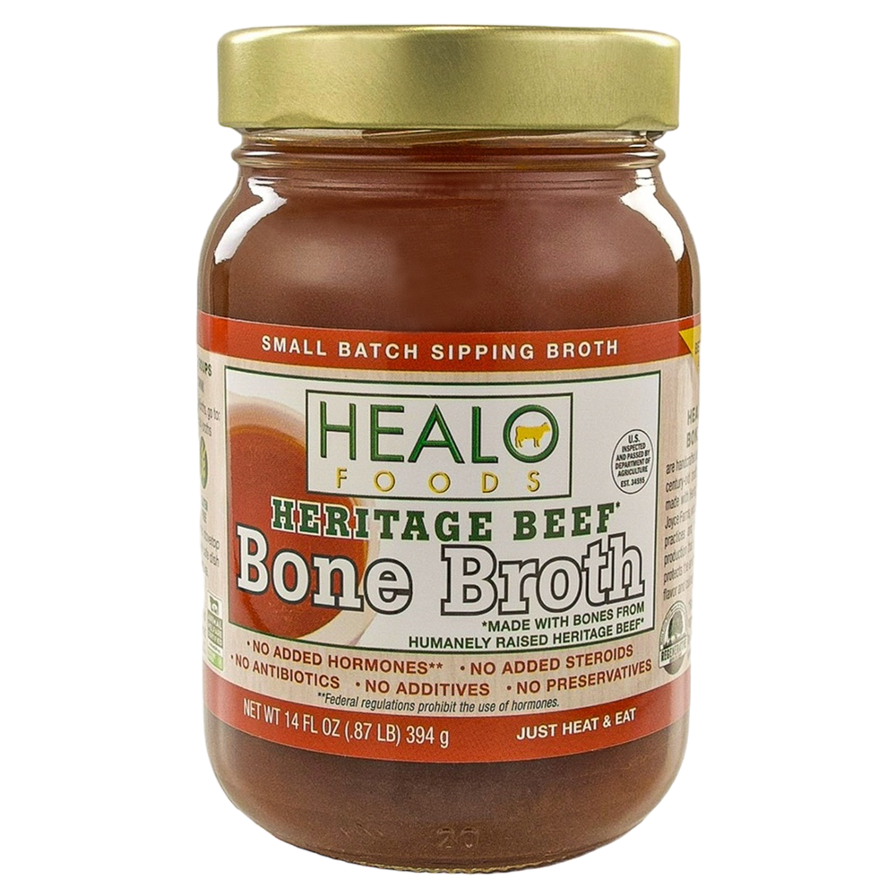 Healo Foods Heritage Beef Bone Broth (Above Organic)