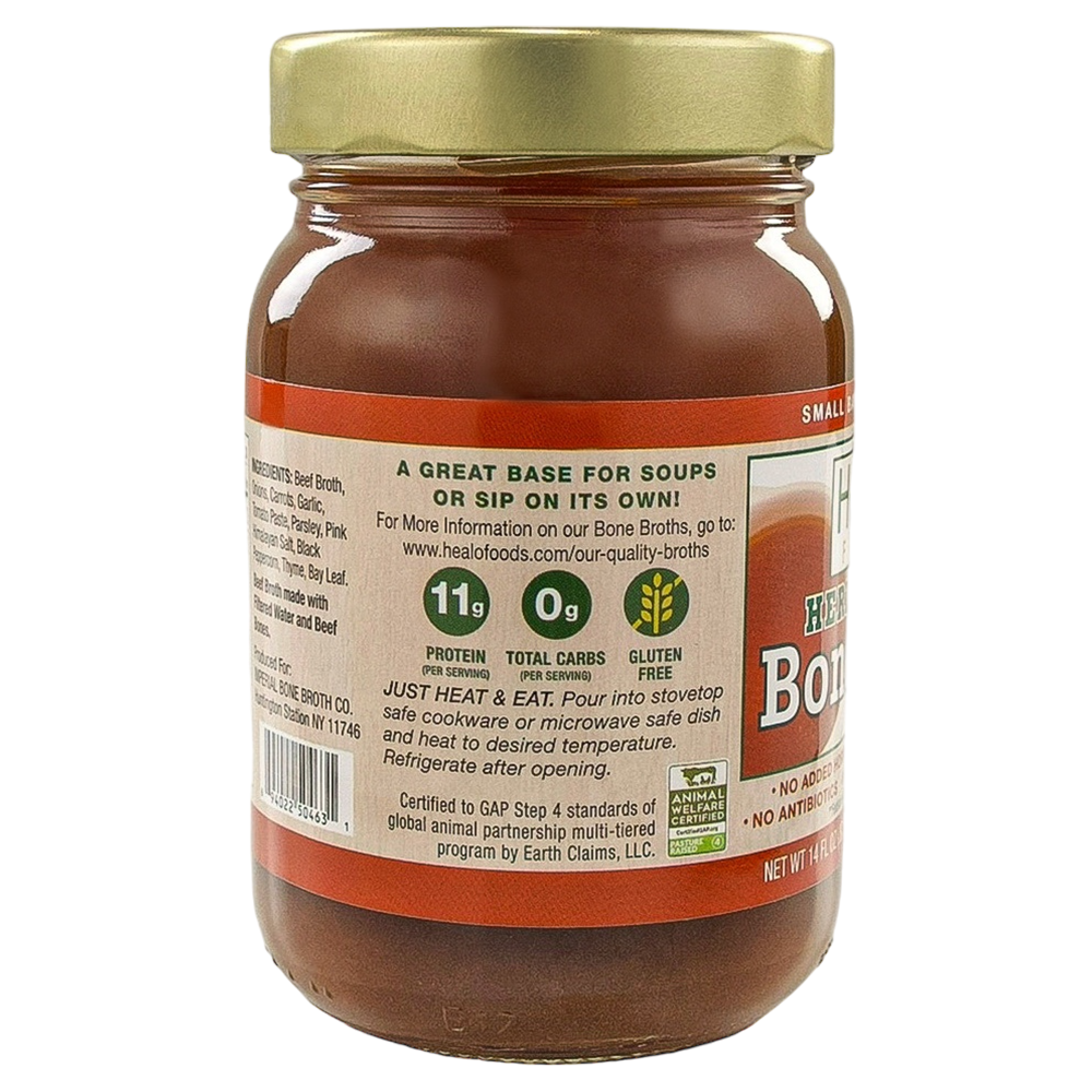 Healo Foods Heritage Beef Bone Broth (Above Organic)